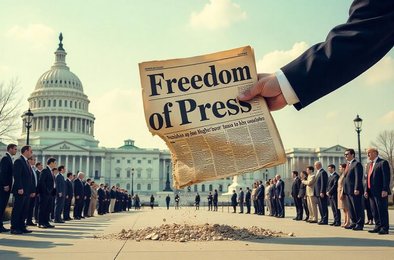 свобода слова в США, Трамп и СМИ, цензура в Америке, давление на журналистов, политика Дональда Трампа