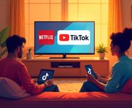 стриминговые сервисы, Netflix, YouTube, TikTok, потребление контента