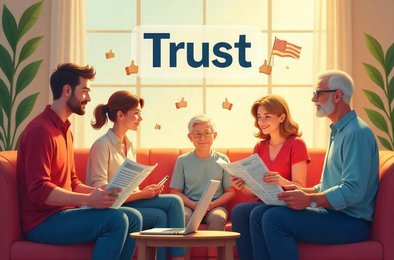 доверие к СМИ в США, республиканцы и новости, Pew Research опрос, социальные сети и политика, уровень доверия к информации