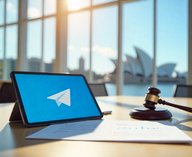 Telegram, Австралия, верификация, мессенджер, штраф
