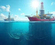 Норвегия, углекислый, CO2, Северное, подводный