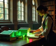 викторианские книги, токсичные обложки, мышьяк в книгах, сохранение библиотек, опасные пигменты