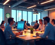 Starbucks офисная работа, возвращение в офис Starbucks, работа в Starbucks США, офисная культура Starbucks, сокращения и увольнения Starbucks