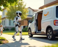 гуманоидные роботы Amazon, доставка с помощью роботов, роботы курьеры, роботизация логистики, тестирование роботов в Сан-Франциско