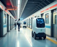 роботы-доставщики, доставка в метро, Шэньчжэнь роботы, ИИ в логистике, автономная доставка