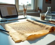 Ученые, свитки Мертвого моря, радиоуглеродный анализ, искусственный интеллект, датировка манускриптов