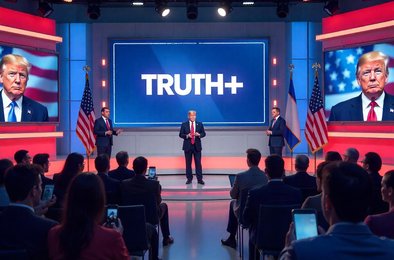 Truth+ стриминговый сервис, запуск Truth+ Трамп, консервативные медиа, Newsmax онлайн, платформа America First