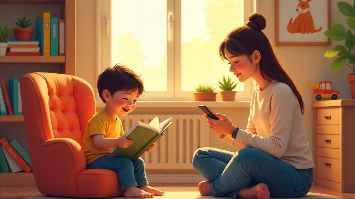 родители поколения Z, чтение детям, экранное время, развитие ребёнка, когнитивное развитие