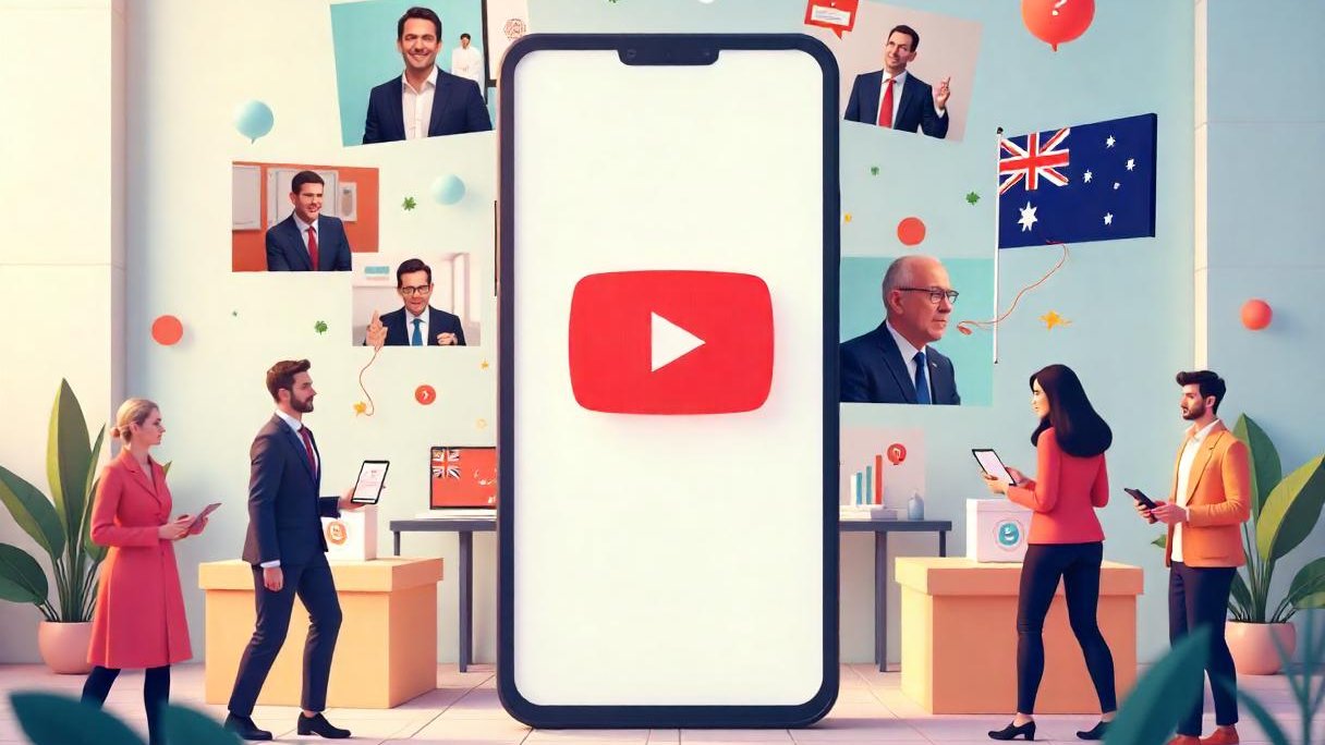 YouTube выборы Австралия, политическая реклама, Лейбористская партия, избирательная кампания 2025, расходы на агитацию