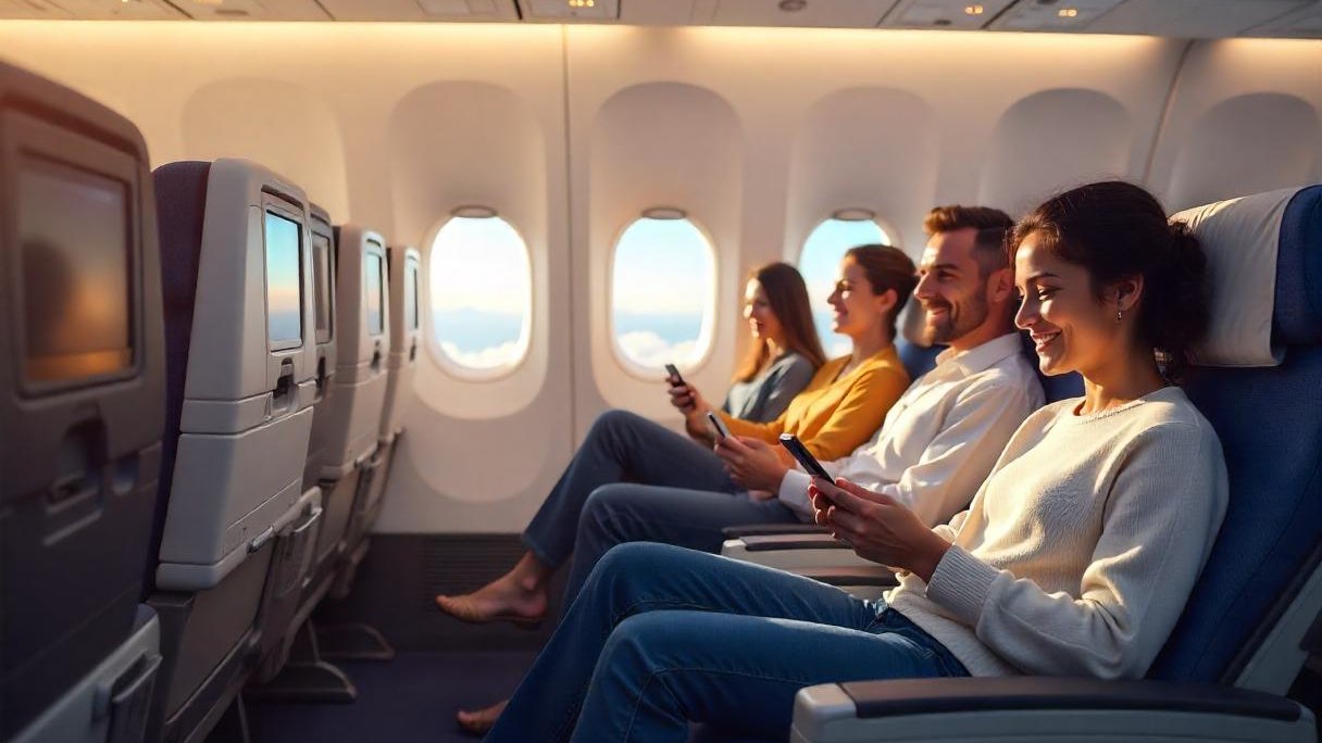 Starlink, Wi-Fi в самолетах, спутниковый интернет, United Airlines, Embraer E-175