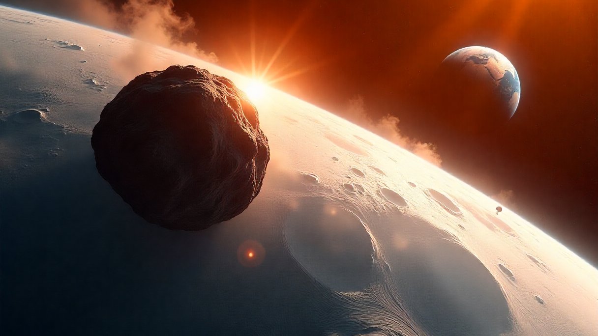 астероид 2024 YR4, столкновение с Луной, угроза из космоса, метеорный дождь, NASA предупреждение