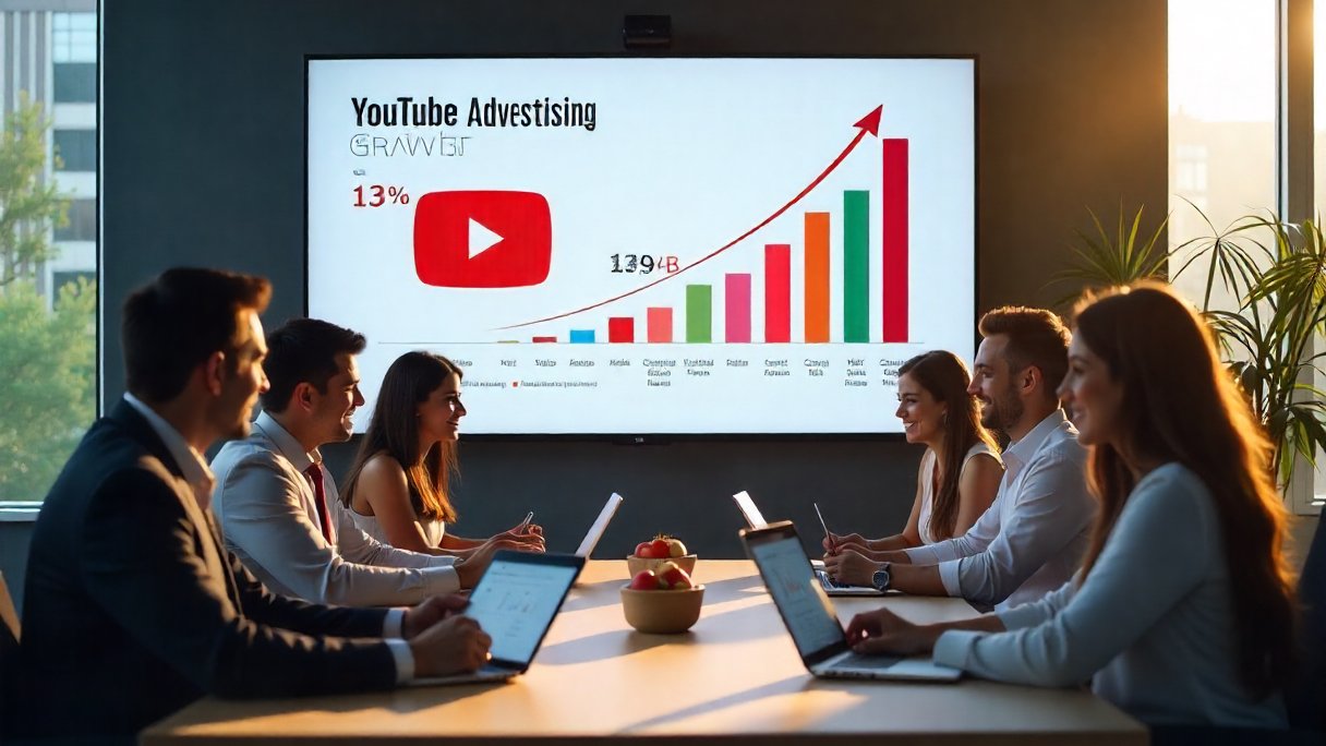 рост рекламной выручки YouTube, доходы YouTube, телесмотрение YouTube, конкуренция стриминговых платформ, финансовые показатели Alphabet