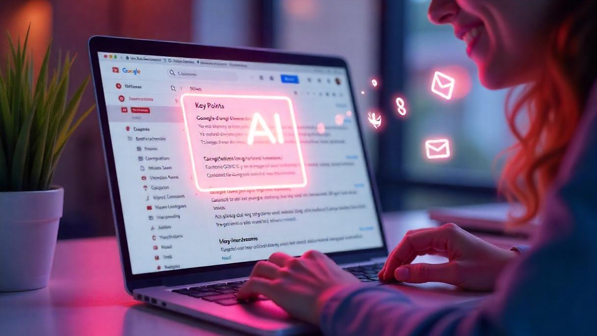 Gmail, автоматическое резюме писем, искусственный интеллект Gemini, умные функции почты, обновление Gmail-style-is-candid-image-photography-with-natural__41666