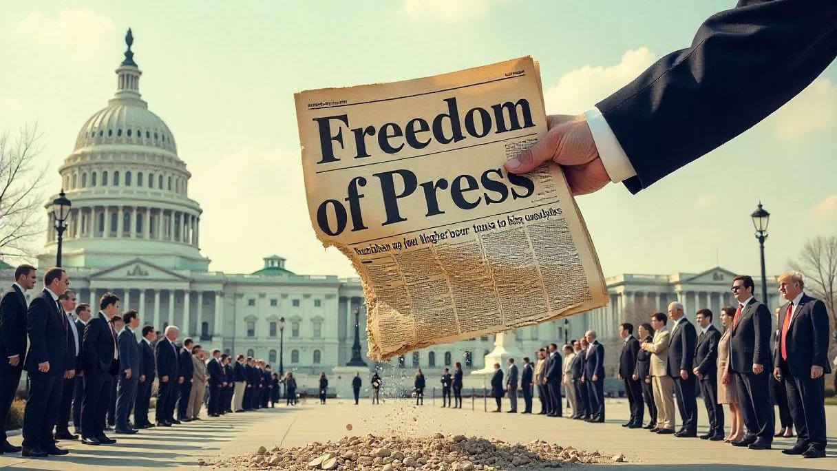 свобода слова в США, Трамп и СМИ, цензура в Америке, давление на журналистов, политика Дональда Трампа