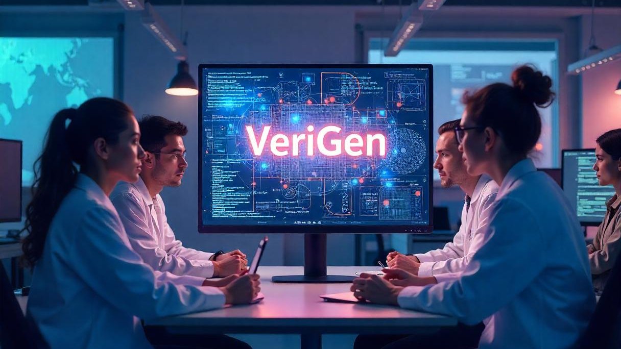 ИИ проектирование микрочипов, VeriGen NYU, искусственный интеллект в электронике, автоматизация чипов, нейросеть для кодирования