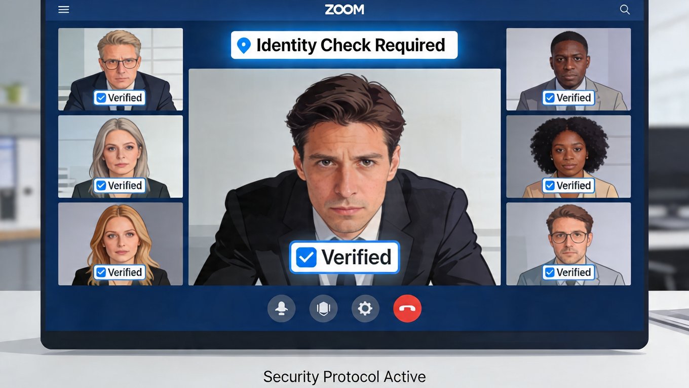 Zoom, дипфейки, безопасность, мошенничество, видеоконференции