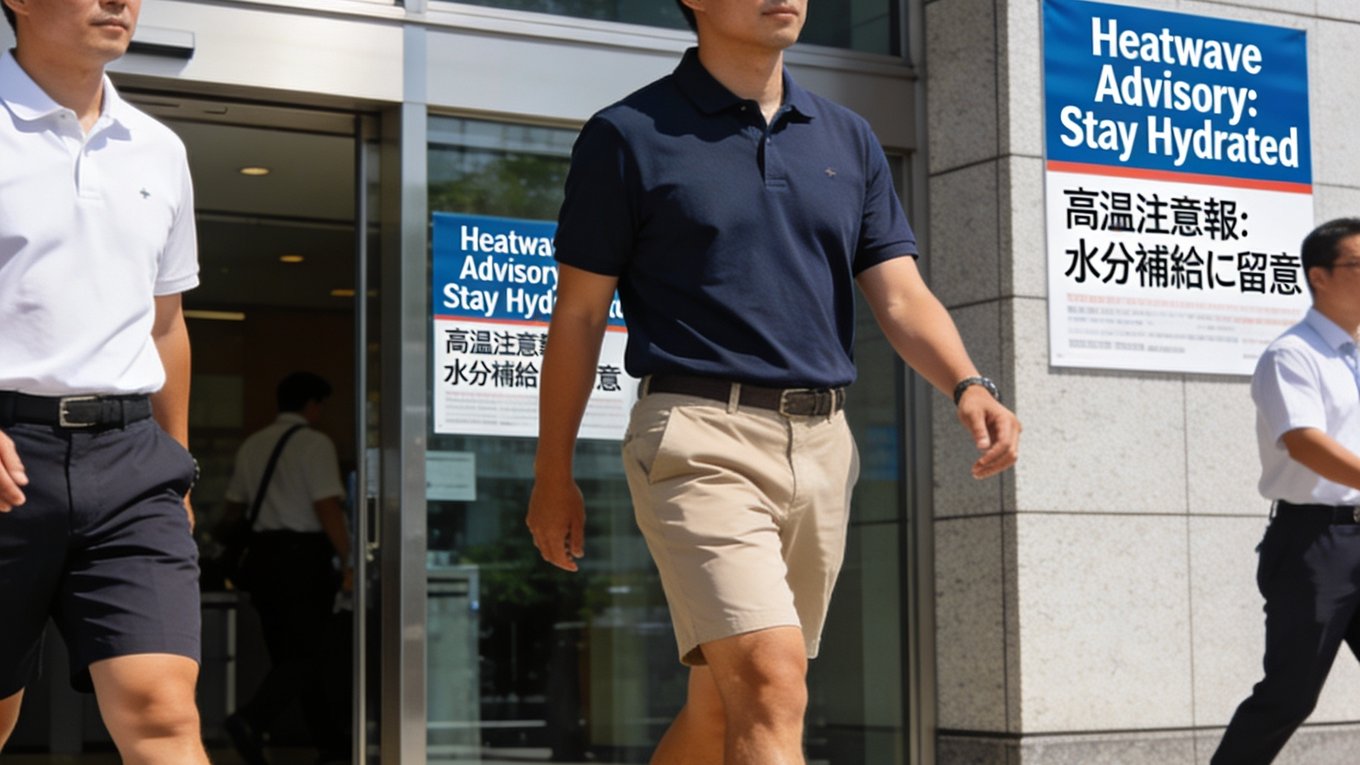 Токио, энергия, жара, чиновники, экономия