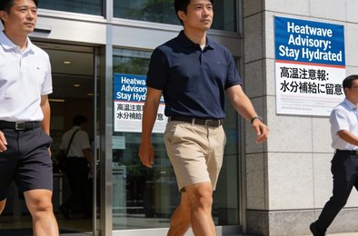 Токио, энергия, жара, чиновники, экономия