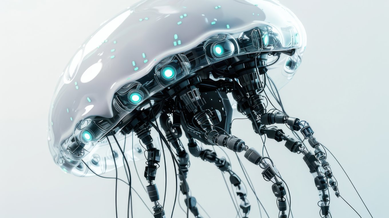 Робот, медуза, Китай, океан, глубины