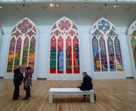 собор, витражи, Париж, искусство, реставрация