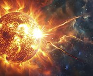 Солнце, Земля, вспышки, жизнь, аминокислоты