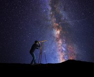 астрономия, телескоп, лазер, Вселенная, наблюдения