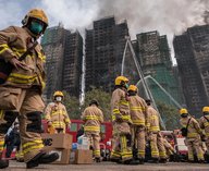Гонконг, выборы, пожар, парламент, протест