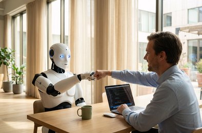 ии, работа, коммуникация, автоматизация, продуктивность