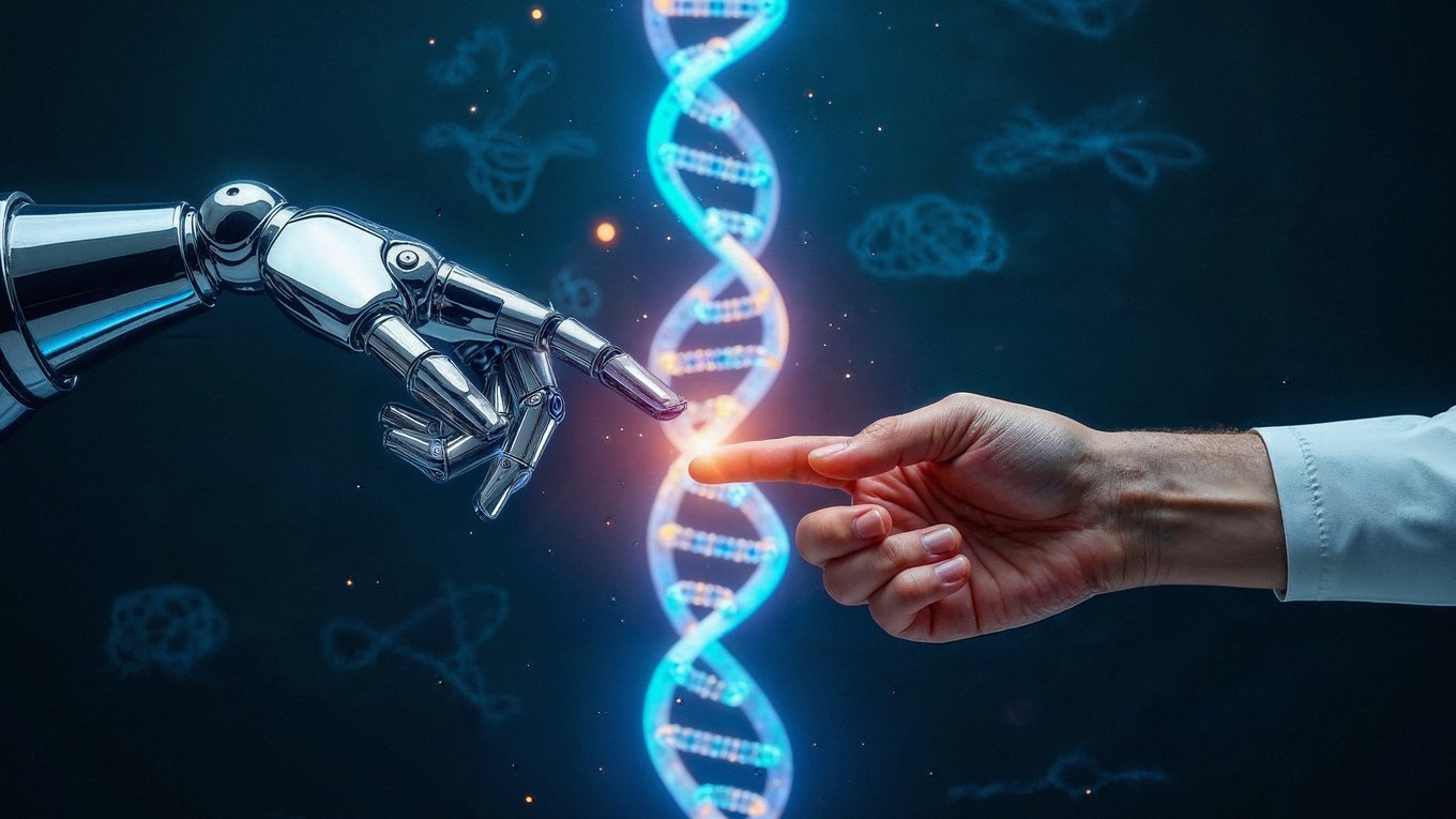 ИИ, белок, ДНК