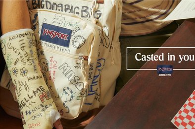 школьные рюкзаки, реклама JanSport, рюкзаки для подростков, маркетинг для поколения Z, TikTok реклама