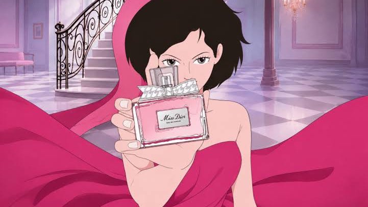 Dior, парфюм, мультфильм, аромат, косметика