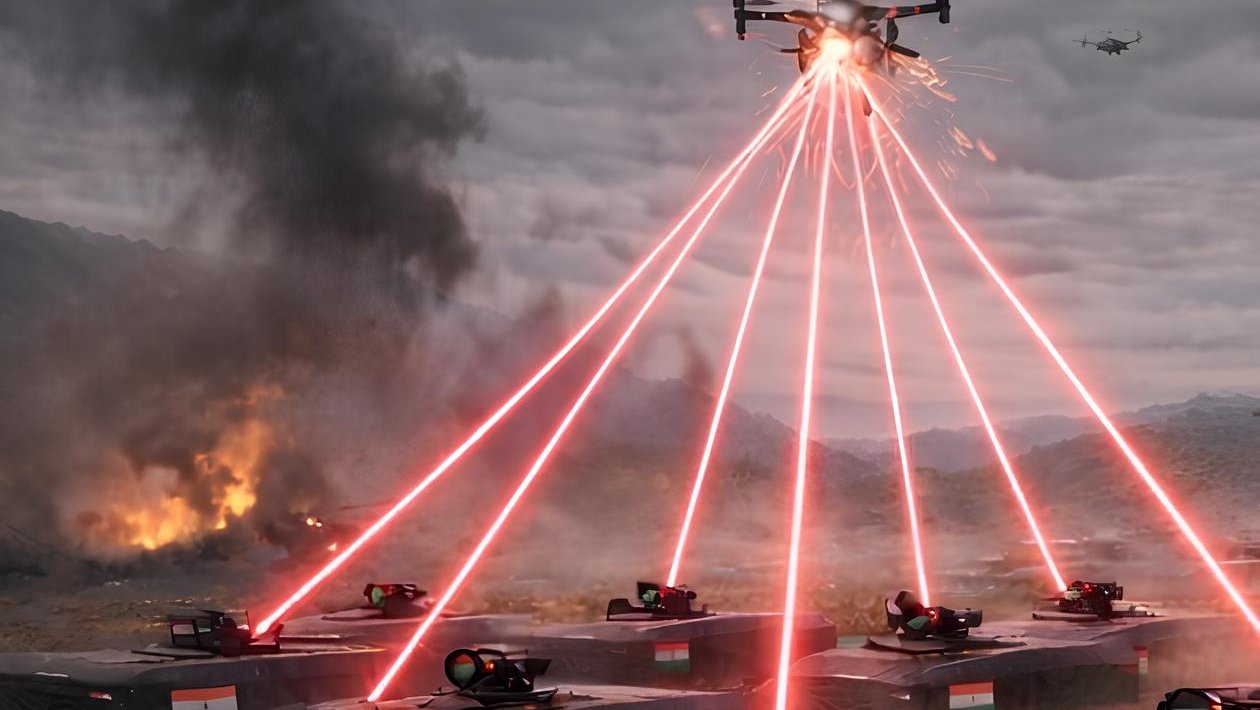 Индия, нейролазер, охрана, беспилотник, патрулирование