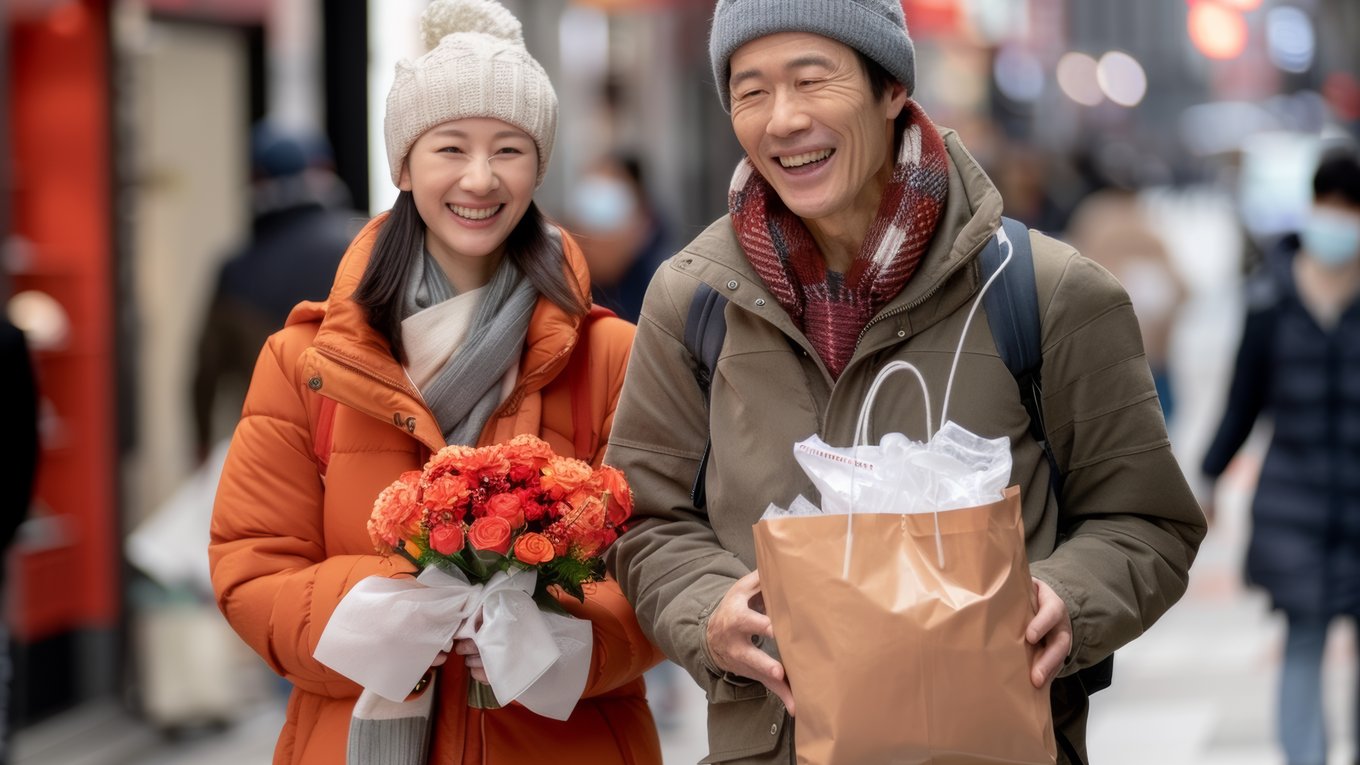 Китай, пары, свидание, доставка, еда