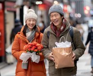 Китай, пары, свидание, доставка, еда