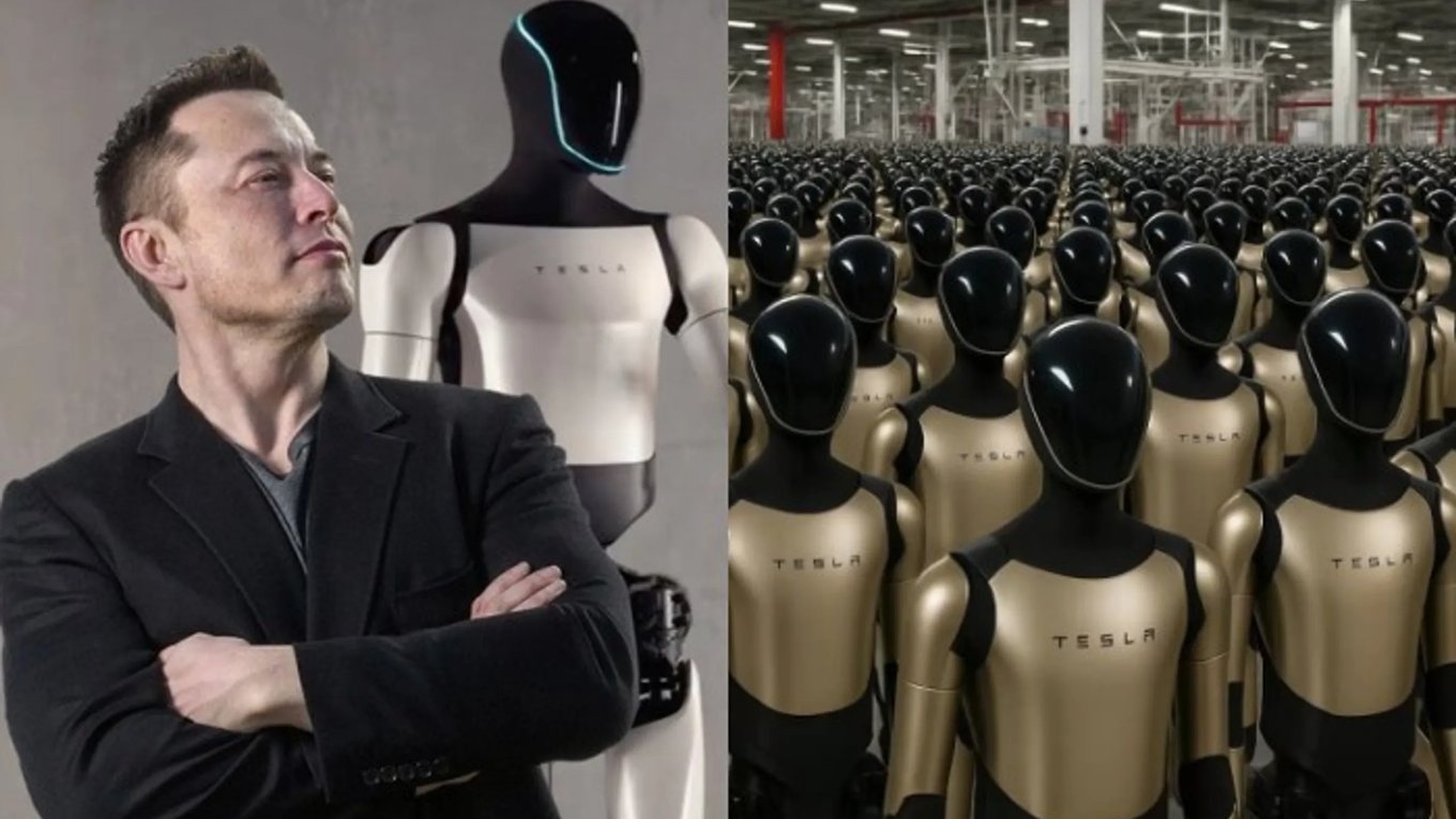 Маск, роботы, технологии, автоматизация, интеллект