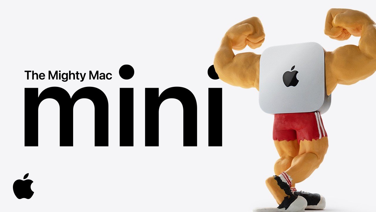 Mac mini, Apple, пластилин, анимация, реклама