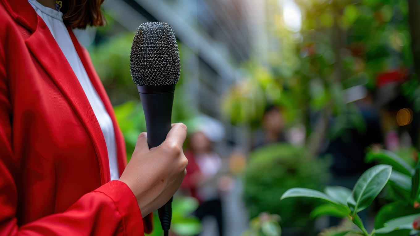 microphone-red-jacket