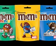 MMs, Marvel, конфеты, реклама, супергерои