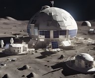 NASA, Луна, база, астронавты, Starship