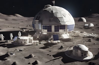 NASA, Луна, база, астронавты, Starship