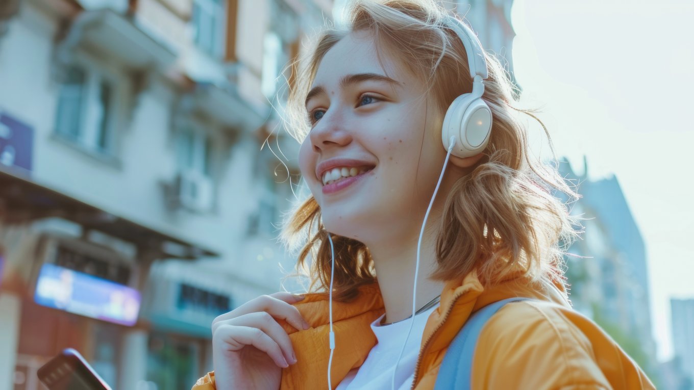 наушники, молодежь, мода, технология, тренд