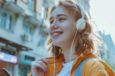 наушники, молодежь, мода, технология, тренд