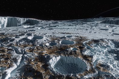 Луна, кратер, лед, исследование, космос