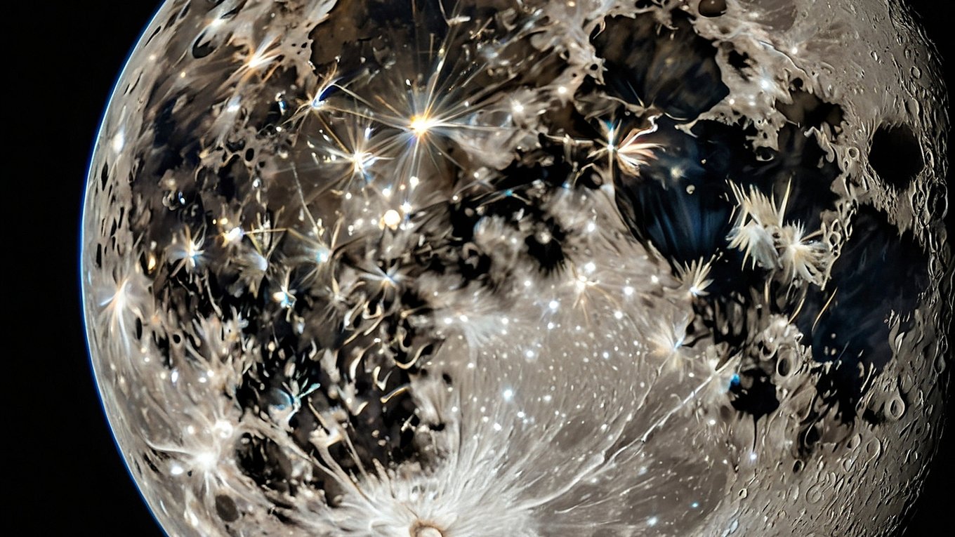 луна, минералы, состав, искусственныйинтеллект, исследование