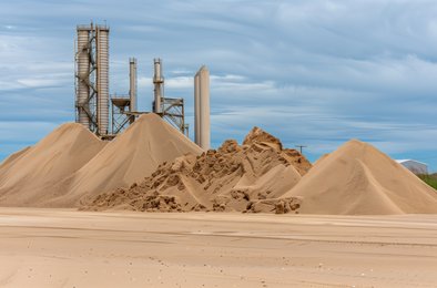 песок, бетон, экология, строительство, инновации