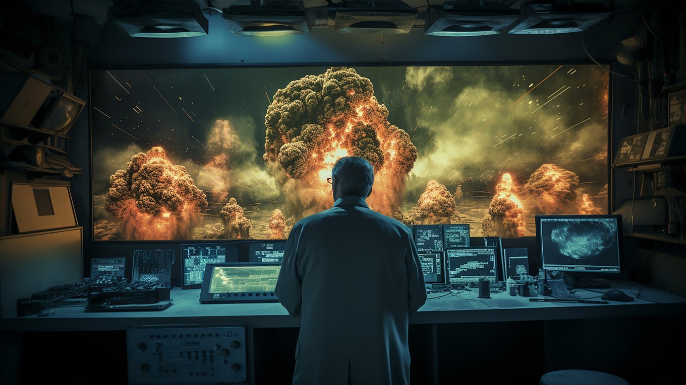 искусственныйинтеллект, симуляция, оружие, война, эскалация