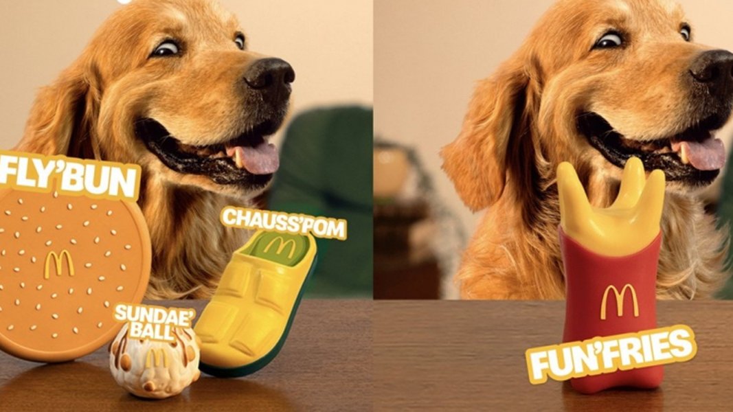 McDonalds, игрушки, собаки, франция, питомцы