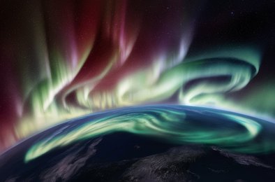 ИИ, космические ураганы, полярные сияния, спутники, распознавание