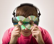 CD, музыка, молодежь, ретро, диски