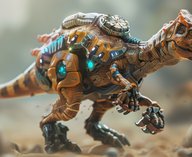 Китай, инженеры, робот, динозавр, технологии